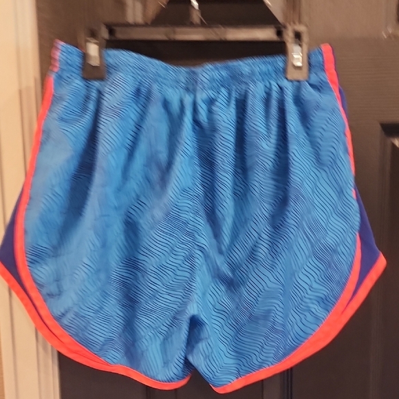 Nike Blue and Orange Athletic Shorts with Dri-FIT Technology - Picture 3 of 3